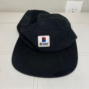 Brixton BRXTN Black 5 Panel Hat